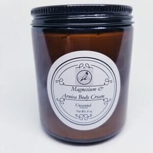 Magnesium Arnica Body Cream Natural Pain Relief Cramps Arthritis 8oz TnJ's Shop
